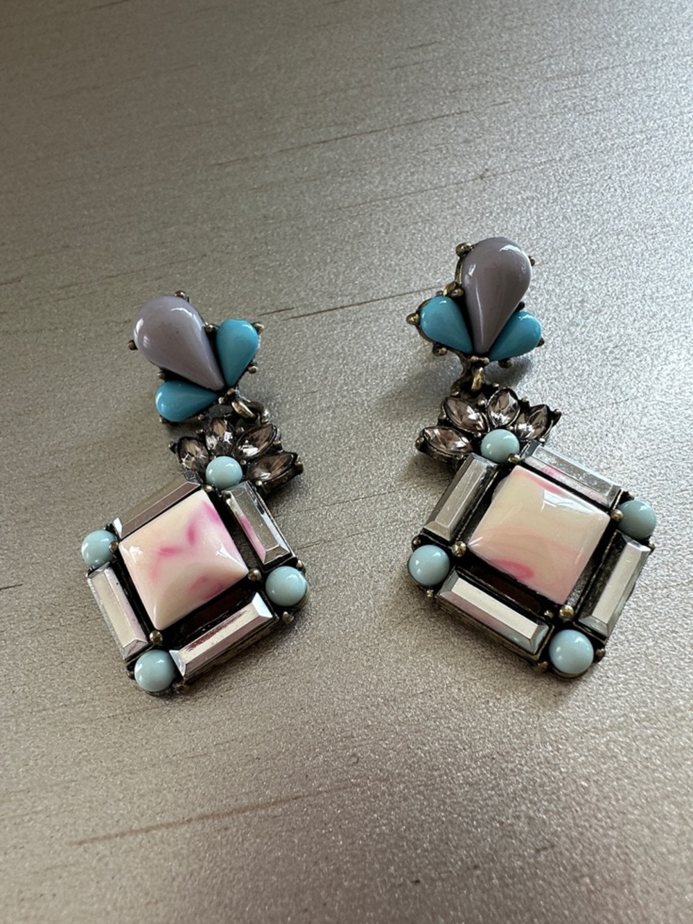 Baublebar Pink & Turquoise Drop Earrings - Women Jewelry